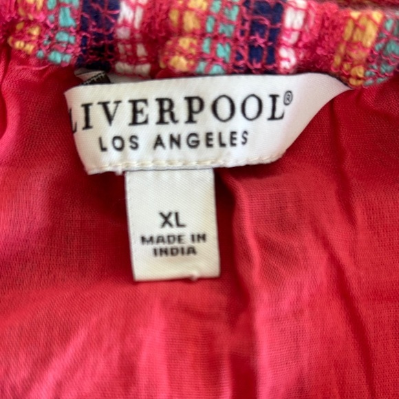 ❤️💜💛Colorful Liverpool Summer Blouse – XL – New with Tags - Picture 10 of 12
